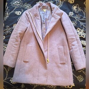Women's J Crew Lavender pea coat